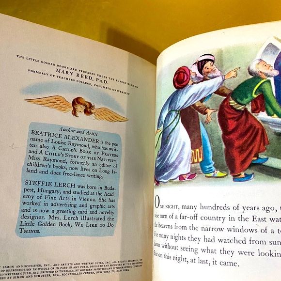 A LITTLE GOLDEN BOOK VTG 1946 THE STORY OF JESUS #27 HARDCOVER BOOK - Picture 6 of 15